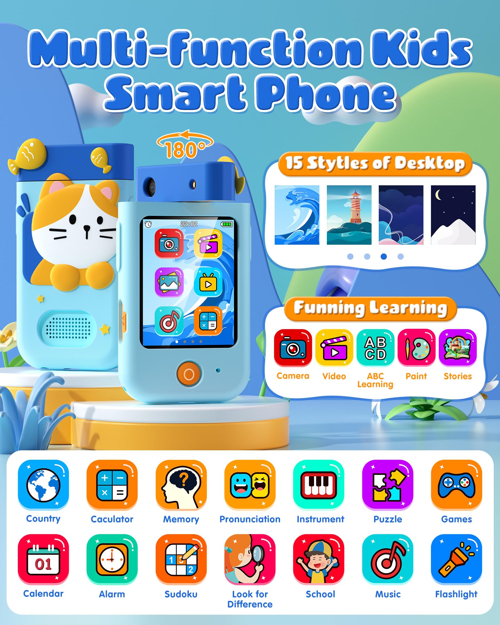 Amazon.com: Kids Smart Phone Toys for Boys, Christmas Birthday